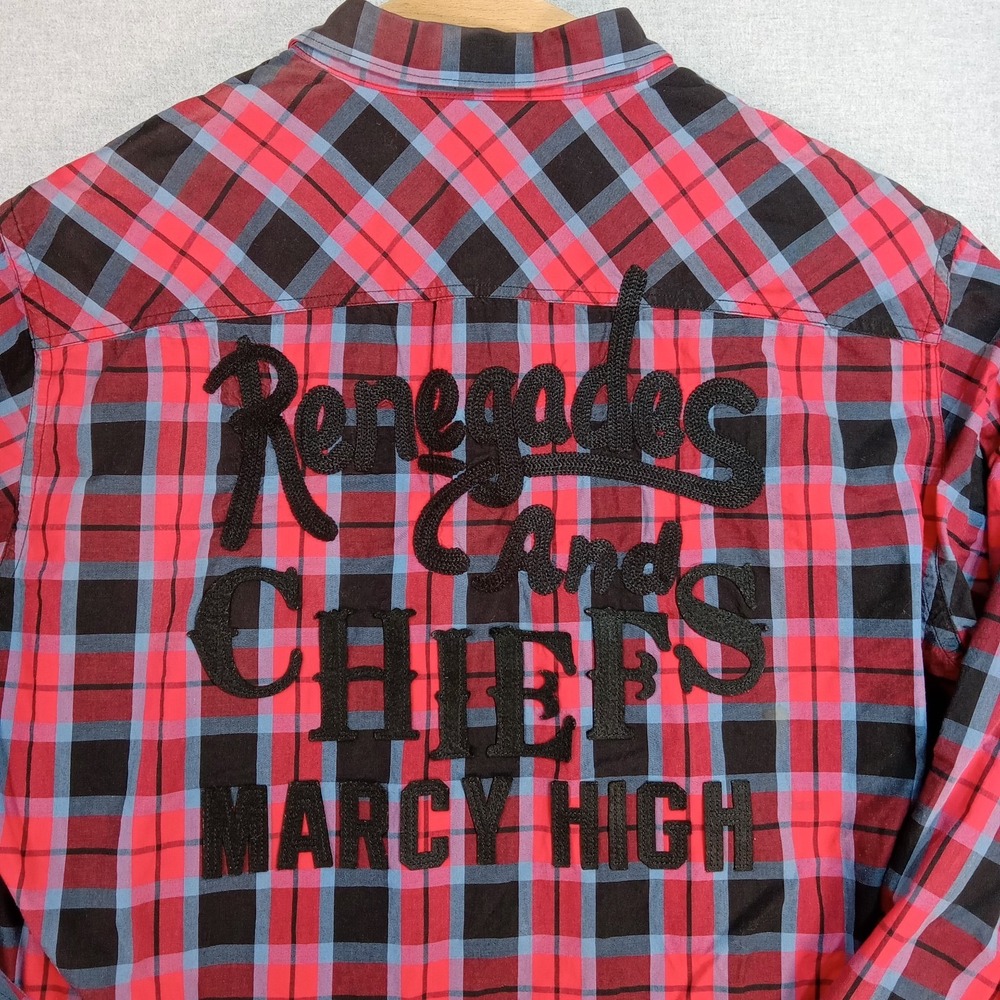 Vintage Rocawear 2XL Plaid Flannel Shirt Rap Jay Z Hip Hop Marcy High Renegades - Picture 8 of 16